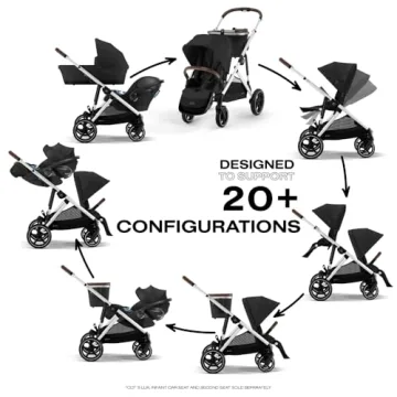 Cybex Gazelle Stroller with 20 Configurations and Ergonomic Recline