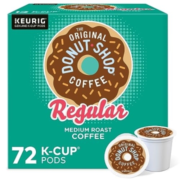 Original Donut Shop Medium Roast K-Cups, 72 Count