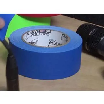 Gaffer Power Gaffers Tape 2 Inch | Electric Blue | USA Made Quality | Leaves No Residue