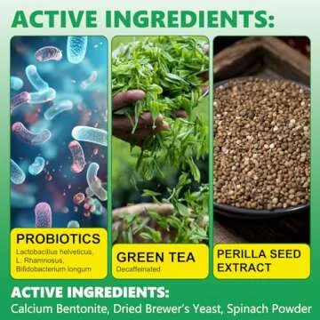 Teeth Cleaning Powder for Dogs, Dental Powder for Dogs - Dog Breath Freshener Powder with Probiotics...