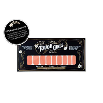 TOUGH GIRLS Gel Nail Polish Strips - No Lamp Needed - Coral