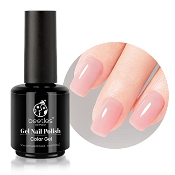 Beetles Jelly Nude Gel Polish for Salon Quality Manicure
