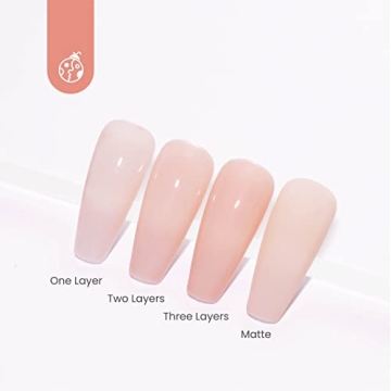 Beetles Jelly Nude Gel Polish for Salon Quality Manicure