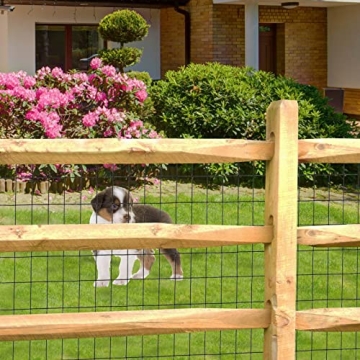 Durable Black PVC Coated Welded Wire Fence 36" x 50'