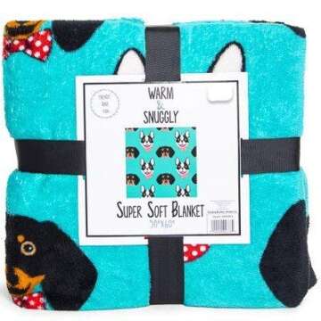 Warm and Snuggly Super Soft Throw Blanket - Cozy Fun for Everyone