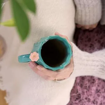 Pinky Up Cactus Ceramic Mug - Unique 12 oz Gift Idea