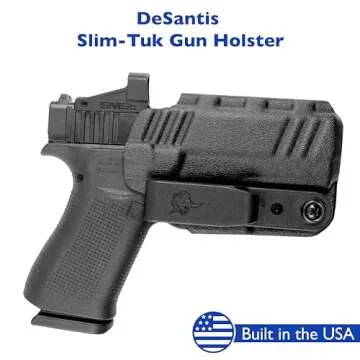 DeSantis Slim Tuk IWB Holster - IWB Glock 19 Holster, Conceal Carry Holster, Kydex Holster IWB, Comp...