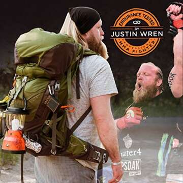 EcoSurvivor LED Camping Lantern - Bright 800 Lumens Light