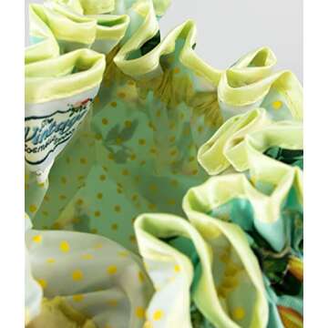 The Vintage Cosmetic Company Shower Cap Vintage Inspired Reusable Lemon Print Shower Accessory