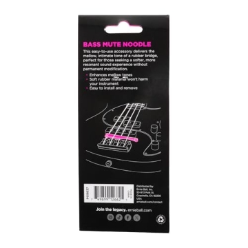 Ernie Ball Mute Noodle for Bass Guitar - Adjustable Tone Control