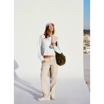 Fhniepan Women's Open Back Casual Athletic Shirt for Yoga