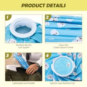 Ice Packs for Injuries, Reusable Ice Bag Great for Wisdom Teeth Breastfeeding Tired Eyes Kids Injuries Headaches Swelling Pain Relief First Aid, Use As Hot Packs or Cold Packs (Only 4 Packs)