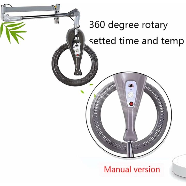 Salon Quality Orbiting Hair Dryer with Wall Mount