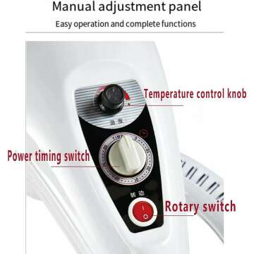 Salon Quality Orbiting Hair Dryer with Wall Mount