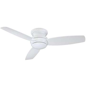 Minka-Aire 52 Inch Ceiling Fan with LED Light in White