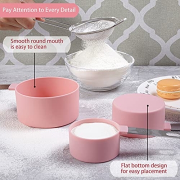 Kitchen Pink Measuring Cups and Spoons Set 10 Pieces