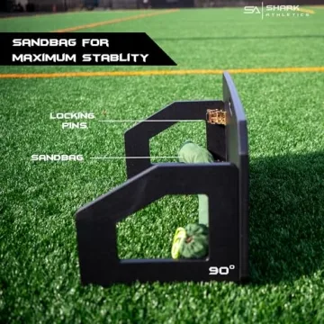 Shark Athletics Soccer Rebounder for Skilled Training