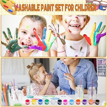 280 Pcs Washable Acrylic Paint Set for Kids and Adults