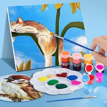 280 Pcs Washable Acrylic Paint Set for Kids and Adults