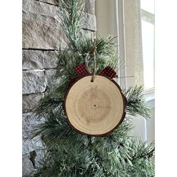 Handmade Home Sweet Home Wood Slice Ornament, Personalized New Home Gift 2024, Birch Wood Housewarming Ornament, Christmas and Birthday Decorative Keepsake