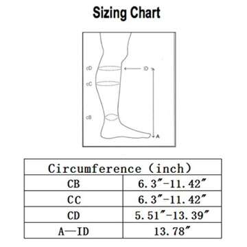 Leotruny 3 Pairs Women's Cotton Opaque Knee High Socks (C02-3 Pairs White)