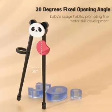 PandaEar 3 Pairs Training Chopsticks for Kids Toddlers, Learning Chopsticks for Beginners trainer, Toddler Chopsticks, Kids Chop Sticks