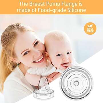 5Pack Silicone Duckbill Valve & 4Pack Silicone Diaphragm Compatible with momcozy S9 / S12 / S9Pro / S12Pro Wearable Breastpump, Breast Pump Replacement Parts, Breastfeeding Essential Accessories