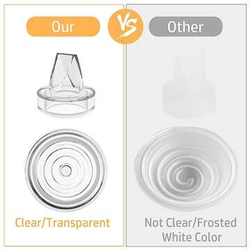5Pack Silicone Duckbill Valve & 4Pack Silicone Diaphragm Compatible with momcozy S9 / S12 / S9Pro / S12Pro Wearable Breastpump, Breast Pump Replacement Parts, Breastfeeding Essential Accessories