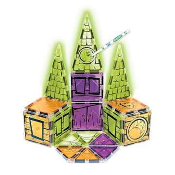 CreateOn Crayola Halloween Glow Doodle Tiles Set for Kids