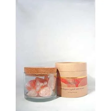 Original Himalayan Crystal Salt Stones in Sole Jar