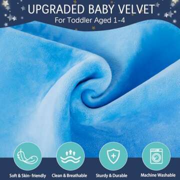 UNTREE Toddler Airplane Bed - Portable Kids Travel Essentials