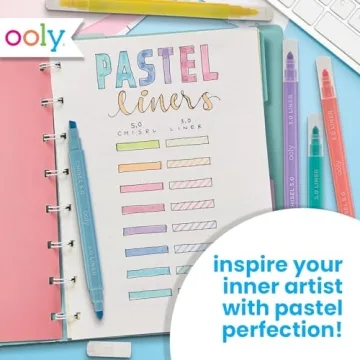 Set of 8 Ooly Pastel Dual Tip Markers for All Ages