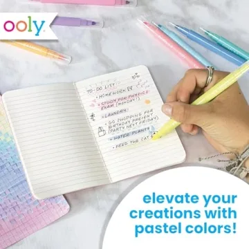 Set of 8 Ooly Pastel Dual Tip Markers for All Ages