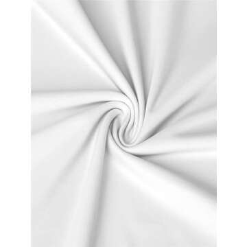 Sofia's Choice Bolero Top for Women Asymmetrical Hem Sexy Long Sleeve T Shirt White Small