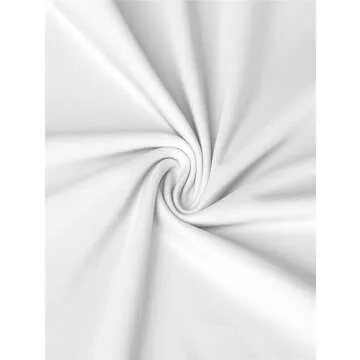 Sofia's Choice Bolero Top for Women Asymmetrical Hem Sexy Long Sleeve T Shirt White Small