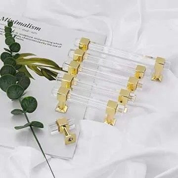 Gold Modern Cabinet Pulls - Elegant Kitchen Hardware