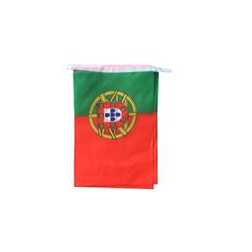 Portugal Flags Portuguese Small String Flag Banner Mini National Country World Flags Pennant Banners For Party Events Classroom Garden Olympics Festival Grand Opening Bar Celebration Decorations