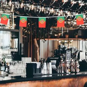 Portugal Flags Portuguese Small String Flag Banner Mini National Country World Flags Pennant Banners For Party Events Classroom Garden Olympics Festival Grand Opening Bar Celebration Decorations