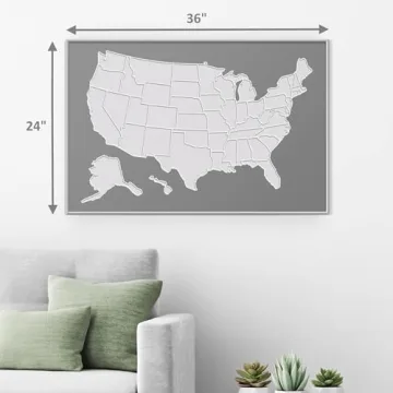 USA Photo Map for Custom Travel Memories and Decor
