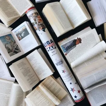 USA Photo Map for Custom Travel Memories and Decor