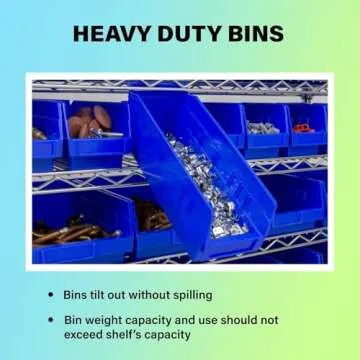 Heavy Duty Akro-Mils Shelf Bins for Ultimate Organization