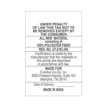 Creative Co-Op Polyester Woven Cotton Lumbar Chambray Back & Fringe Pillow, Black & Cream