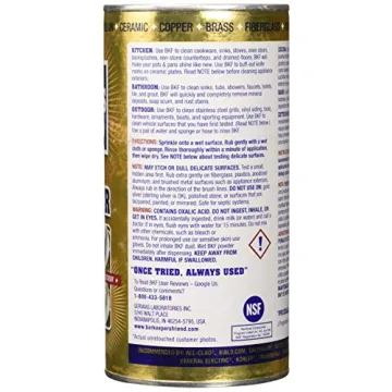 Bar Keepers Friend Powdered Cleanser 12-Ounces (1-Pack)