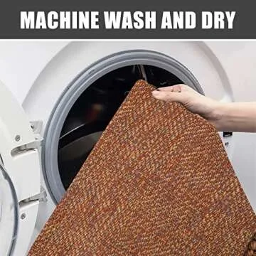 Collive Kitchen Runner Rug - Washable Hand-Woven Charm