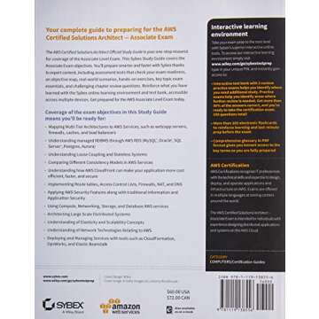 Aws Solutions Architect Associate Sg (Aws Certified Solutions Architect Official: Associate Exam)