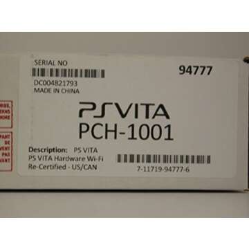 Sony PlayStation Vita Wi-Fi (Renewed)