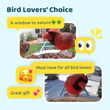 NETVUE Smart Bird Feeder with AI Camera & Night Vision