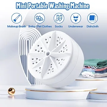 Compact Portable Mini Washing Machine for Travel and Home