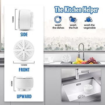 Compact Portable Mini Washing Machine for Travel and Home