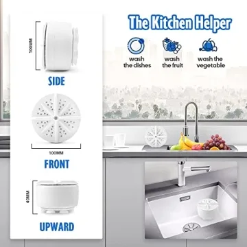 Compact Portable Mini Washing Machine for Travel and Home